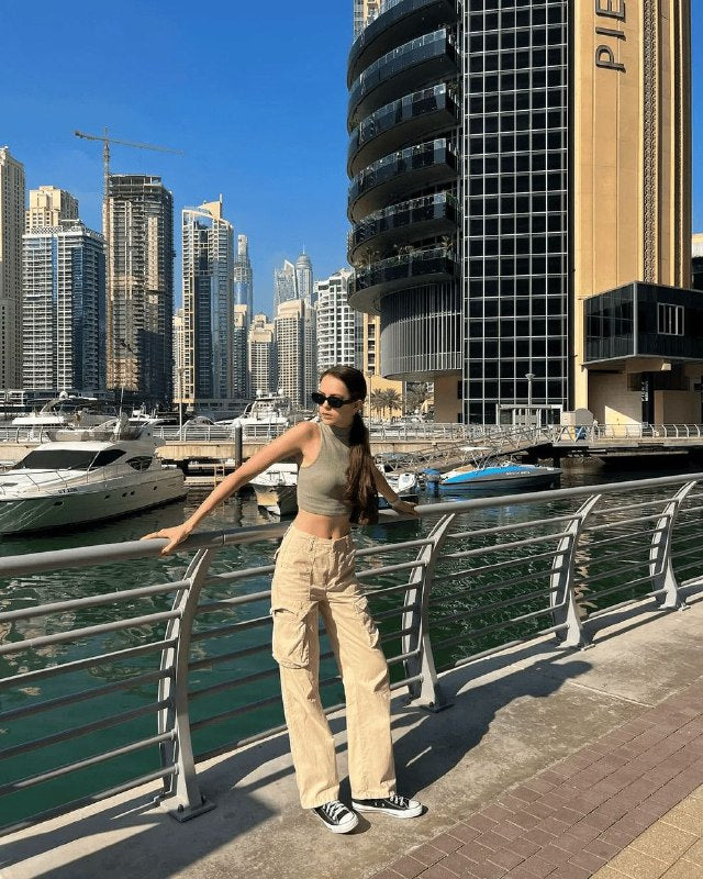 Pantalon cargo réglable