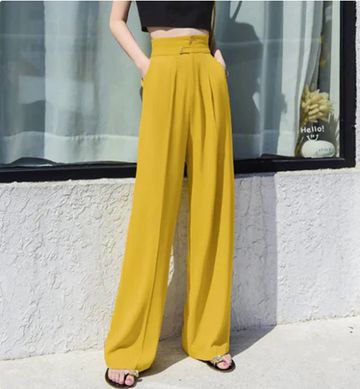 Pantalon ample amincissant