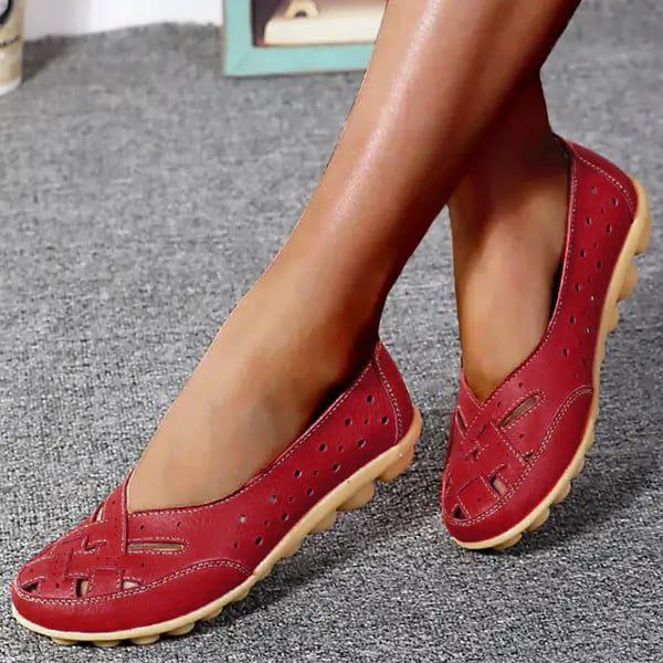 Mocassins en cuir  respirant