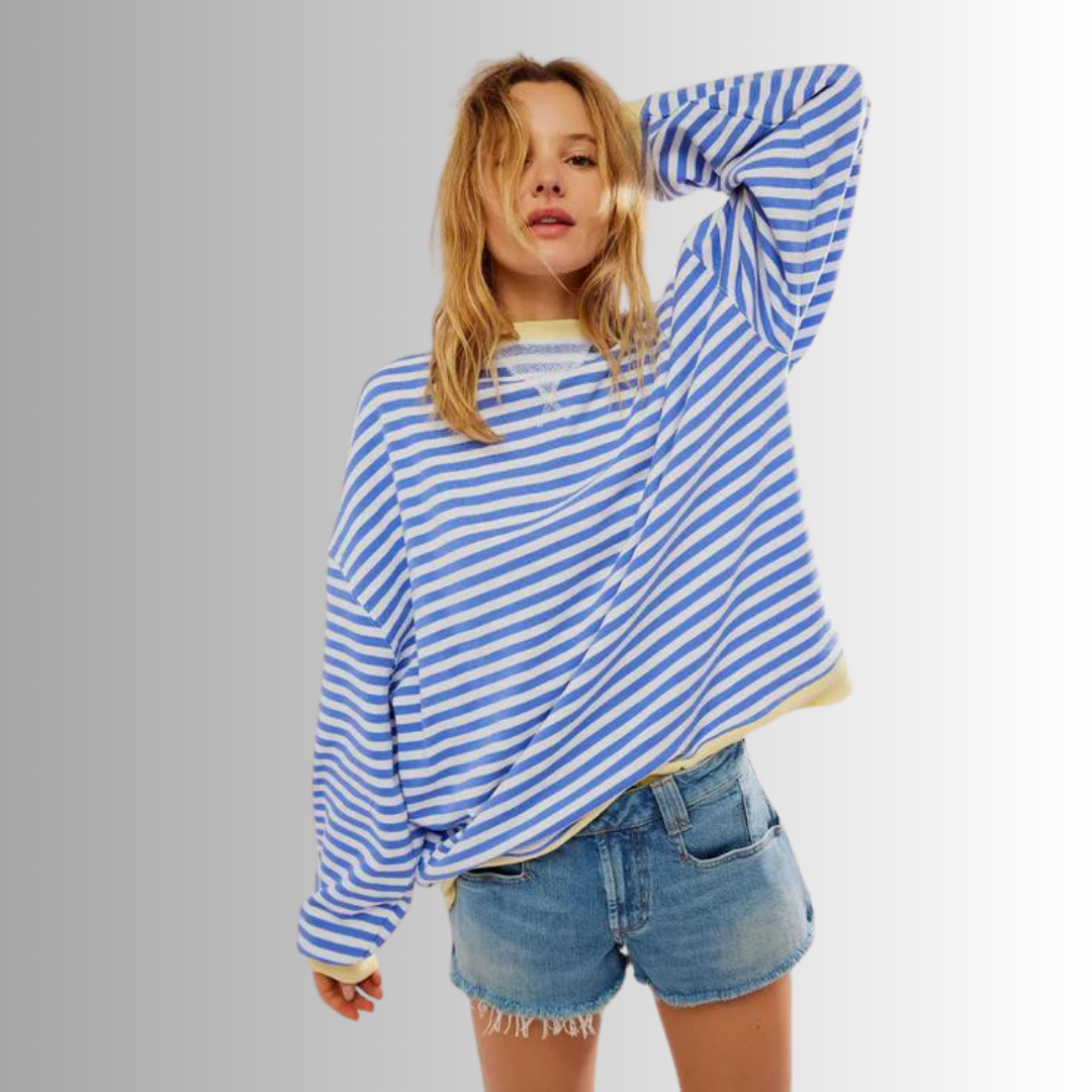 ZOE | Sweat oversize à rayures