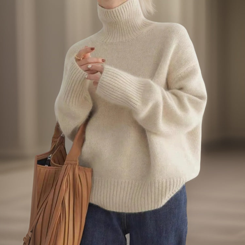 Linda | Pull à Col Roulé Pour Femmes | Manches Longues