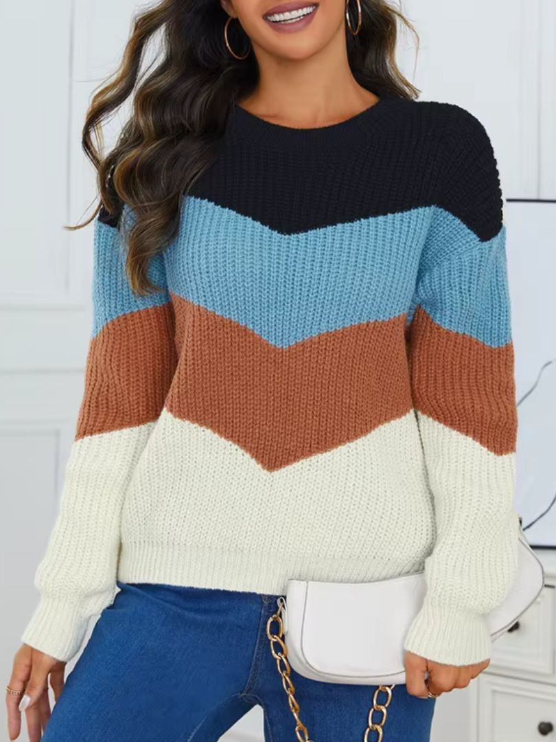 LYDIE | Pull à rayures décontracté