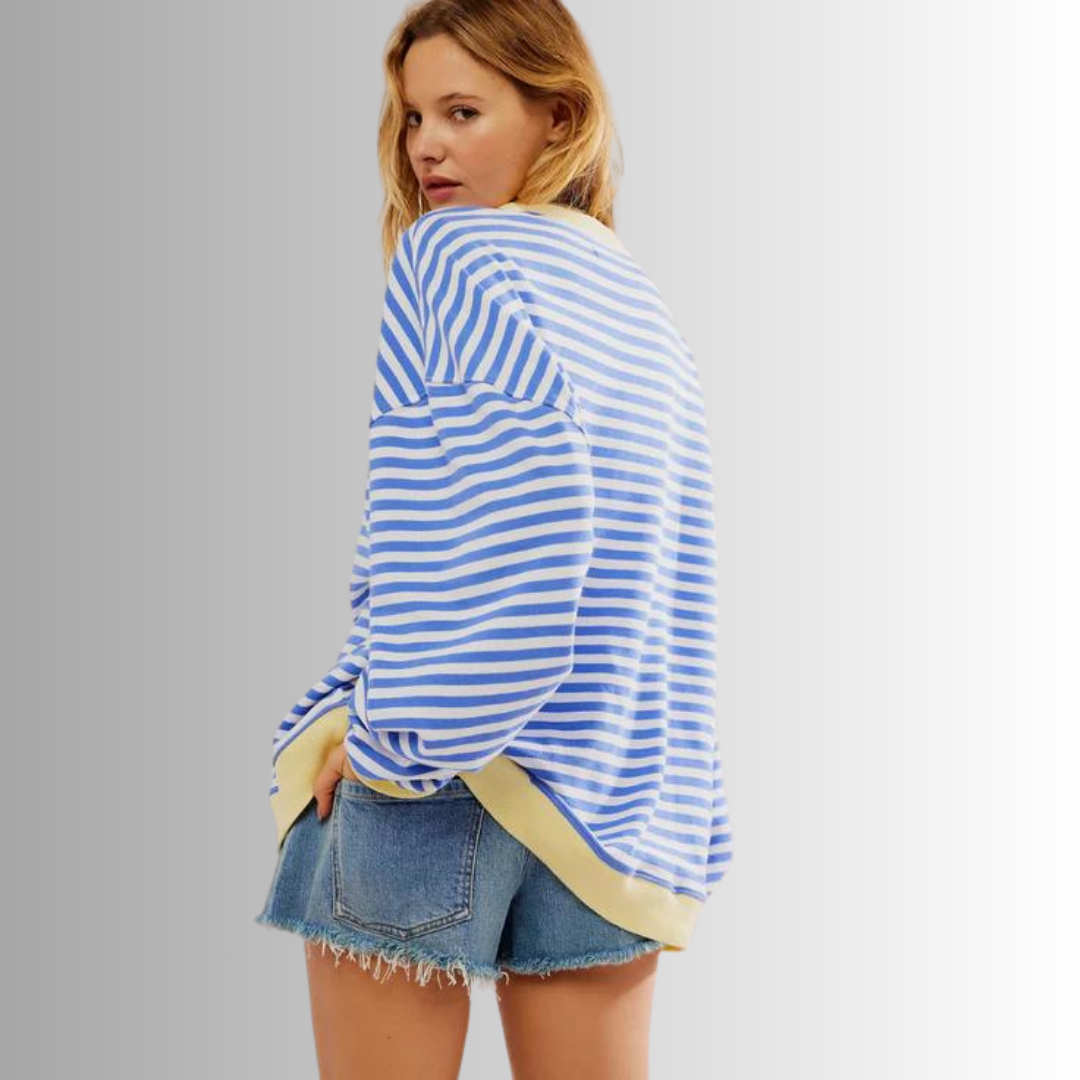 ZOE | Sweat oversize à rayures