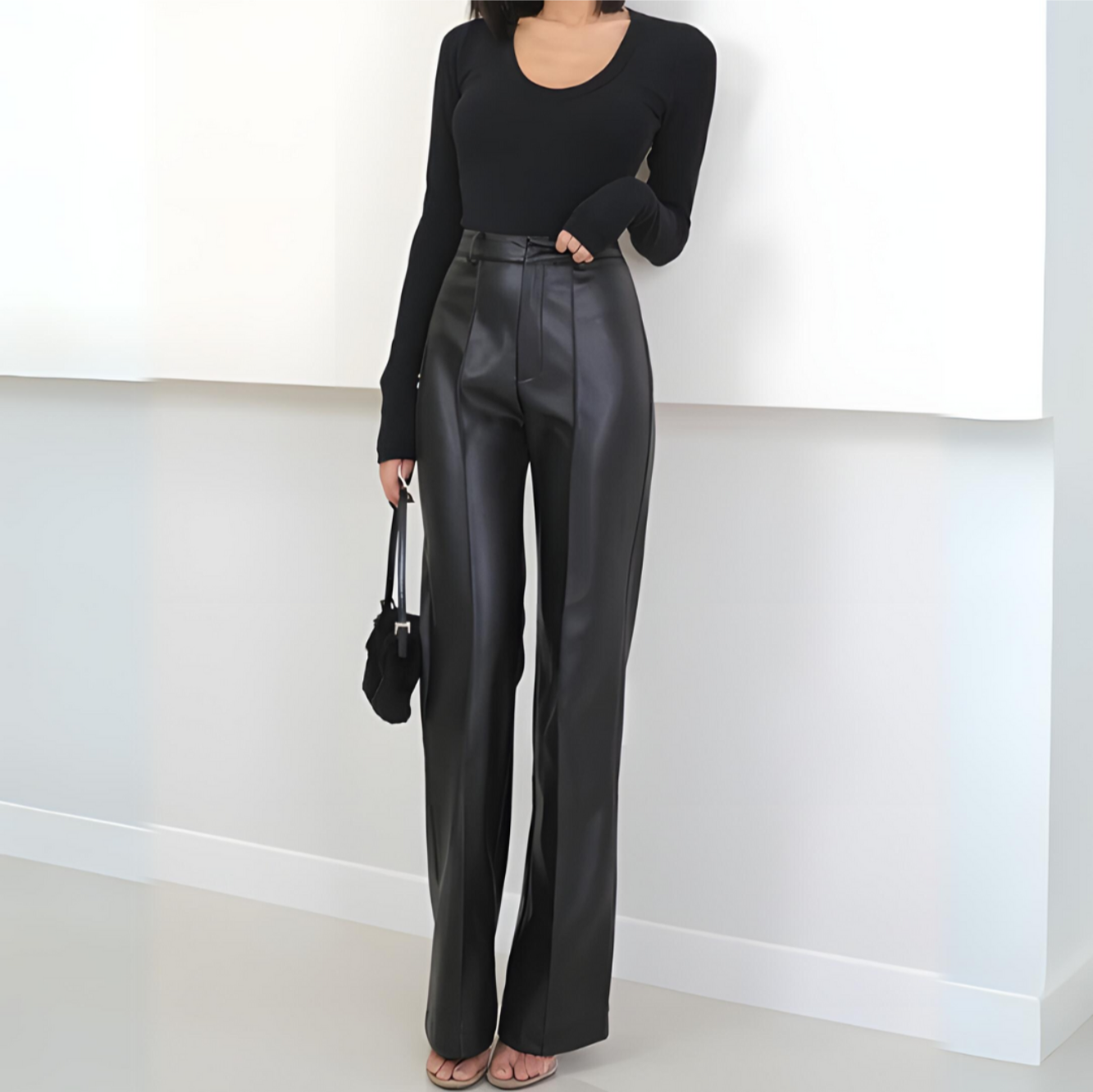 Ella | Pantalon En Cuir Pour Femmes