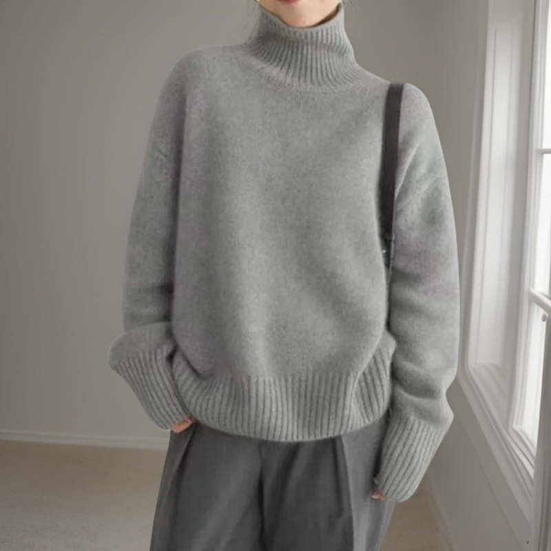 Linda | Pull à Col Roulé Pour Femmes | Manches Longues