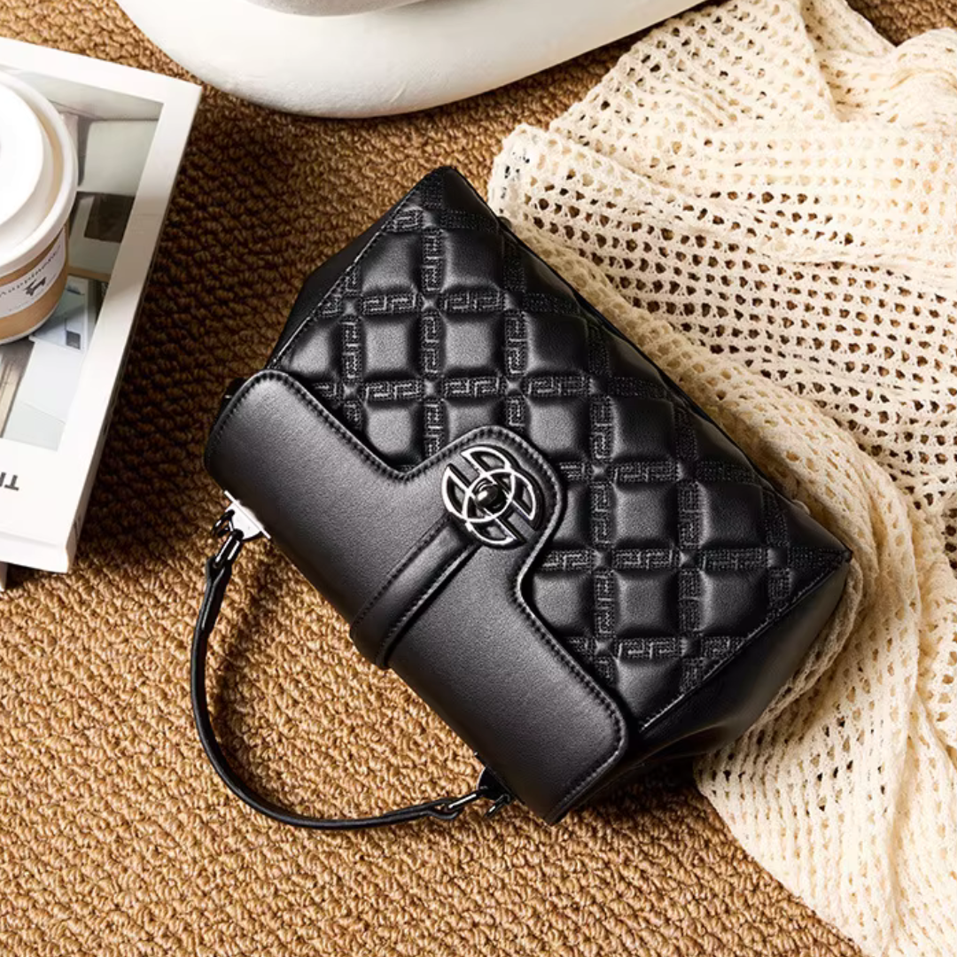 NADINE | Sac à main en cuir matelassé