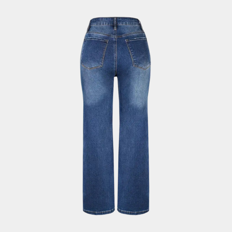 Ariel | Jeans Jambe Large Pour Femmes | Taille Haute