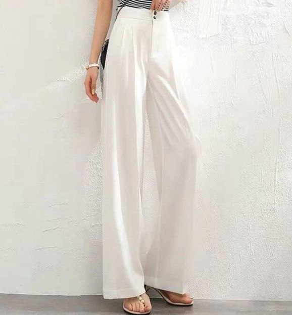 Pantalon ample amincissant