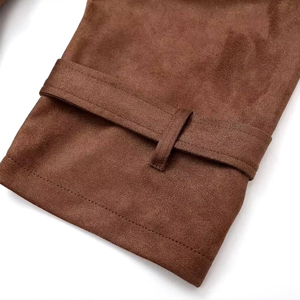 Molly | Trench-coat en faux daim