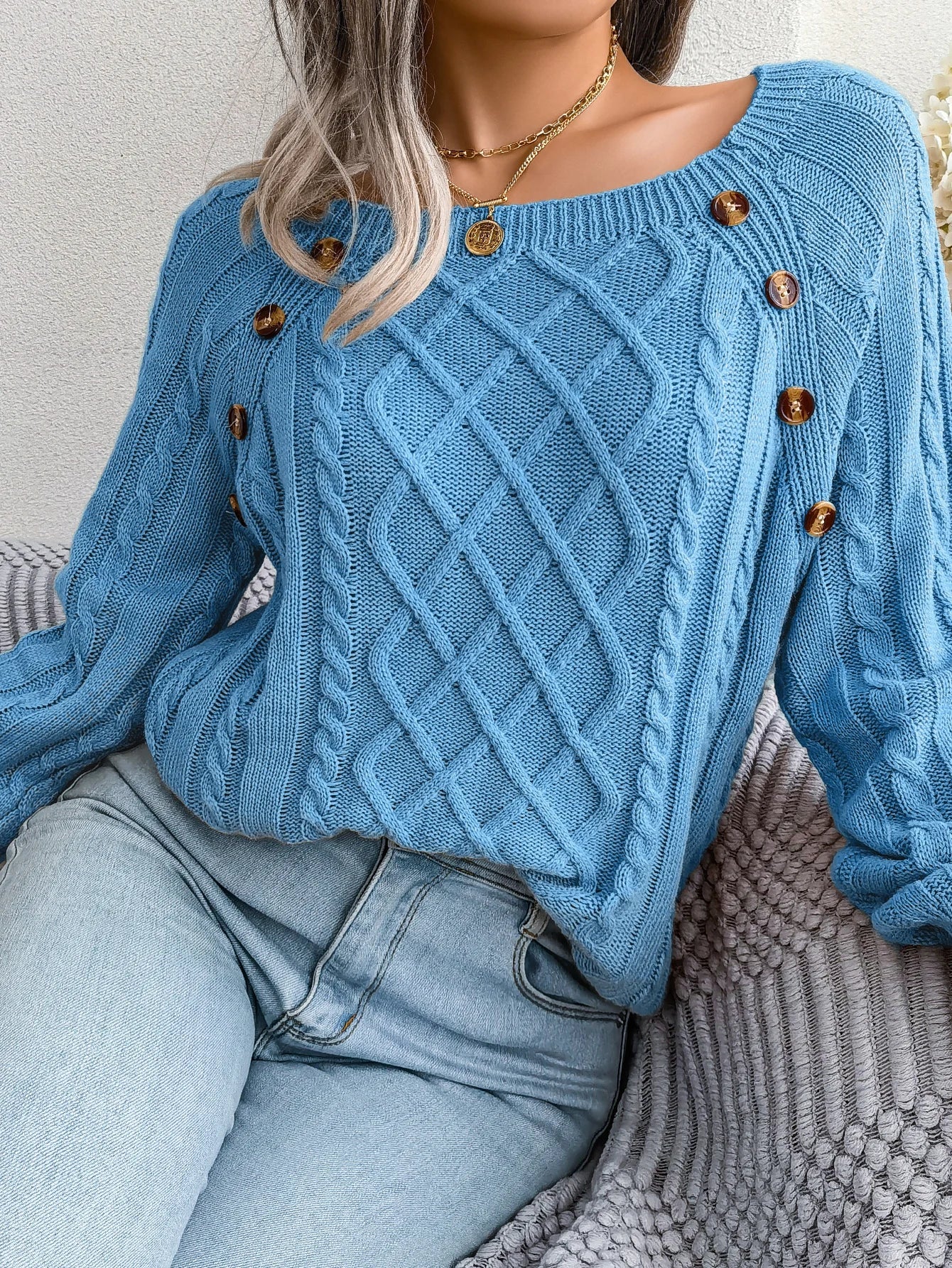 HARMONIE | Pull torsadé sophistiqué