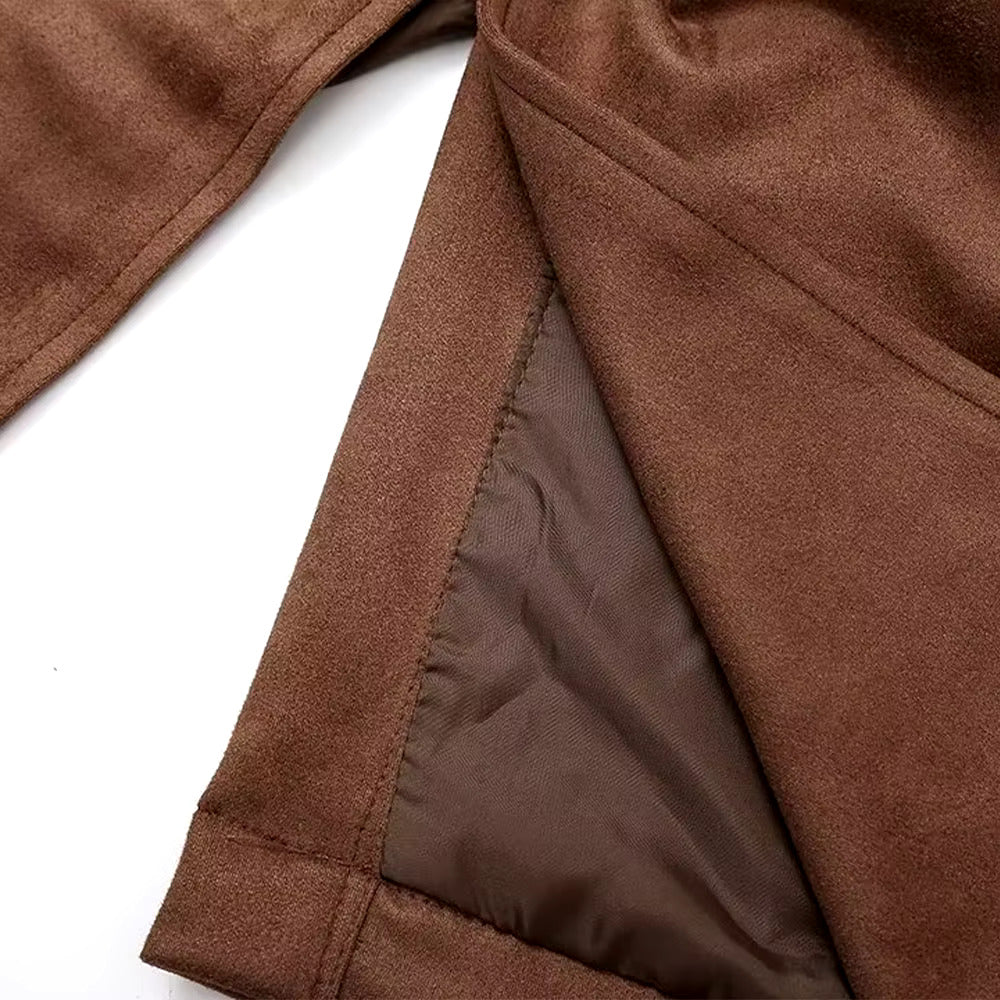 Molly | Trench-coat en faux daim