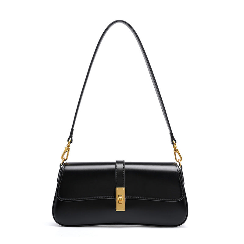 SOPHIA | Sac baguette minimaliste en cuir