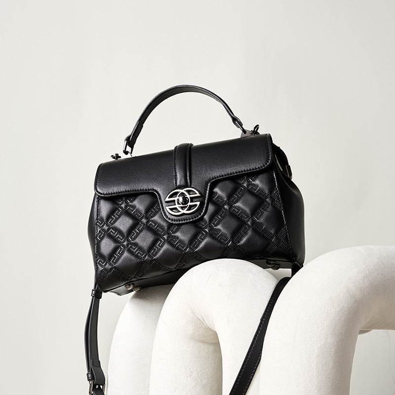 NADINE | Sac à main en cuir matelassé