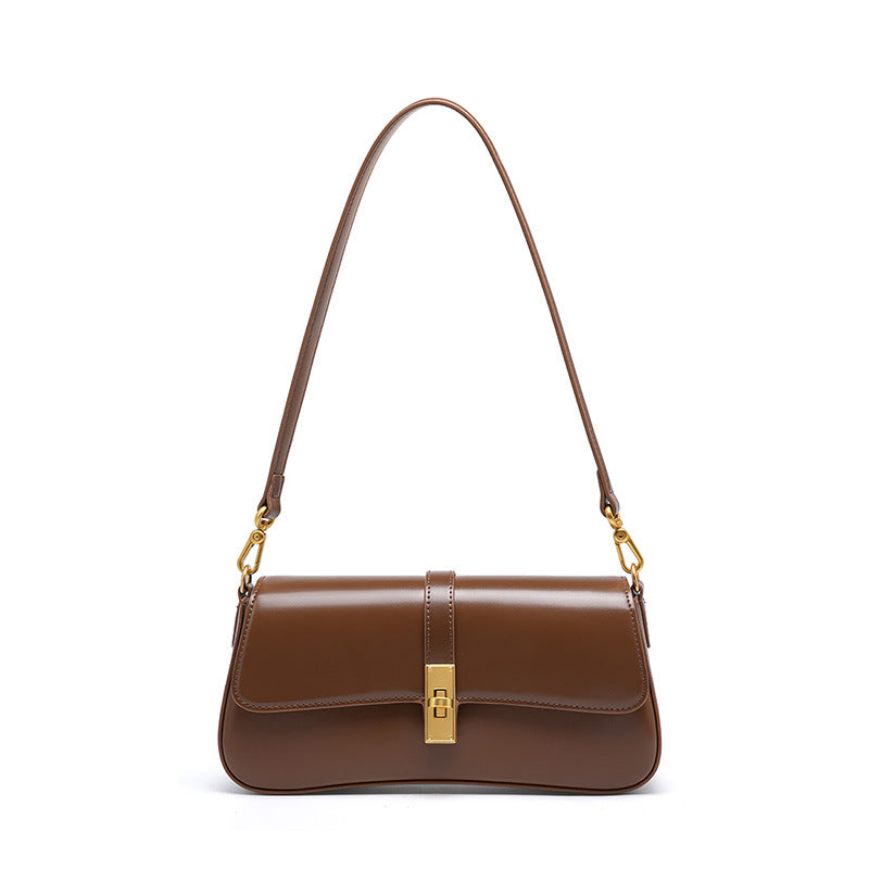 SOPHIA | Sac baguette minimaliste en cuir