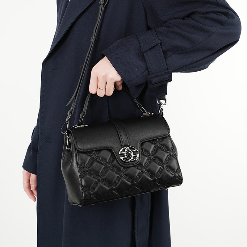 NADINE | Sac à main en cuir matelassé