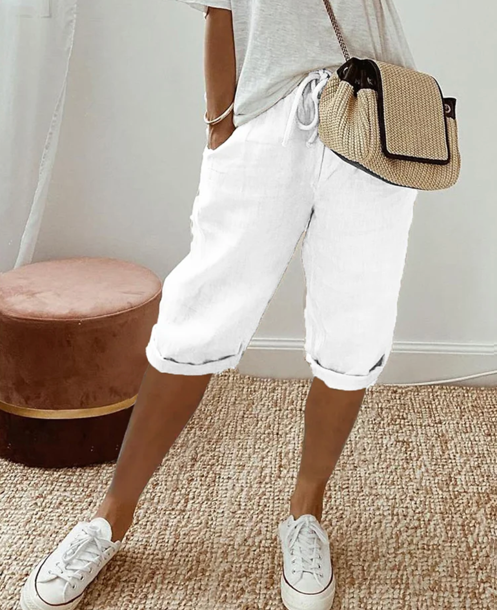 Delphine | Shorts en Coton Tendance