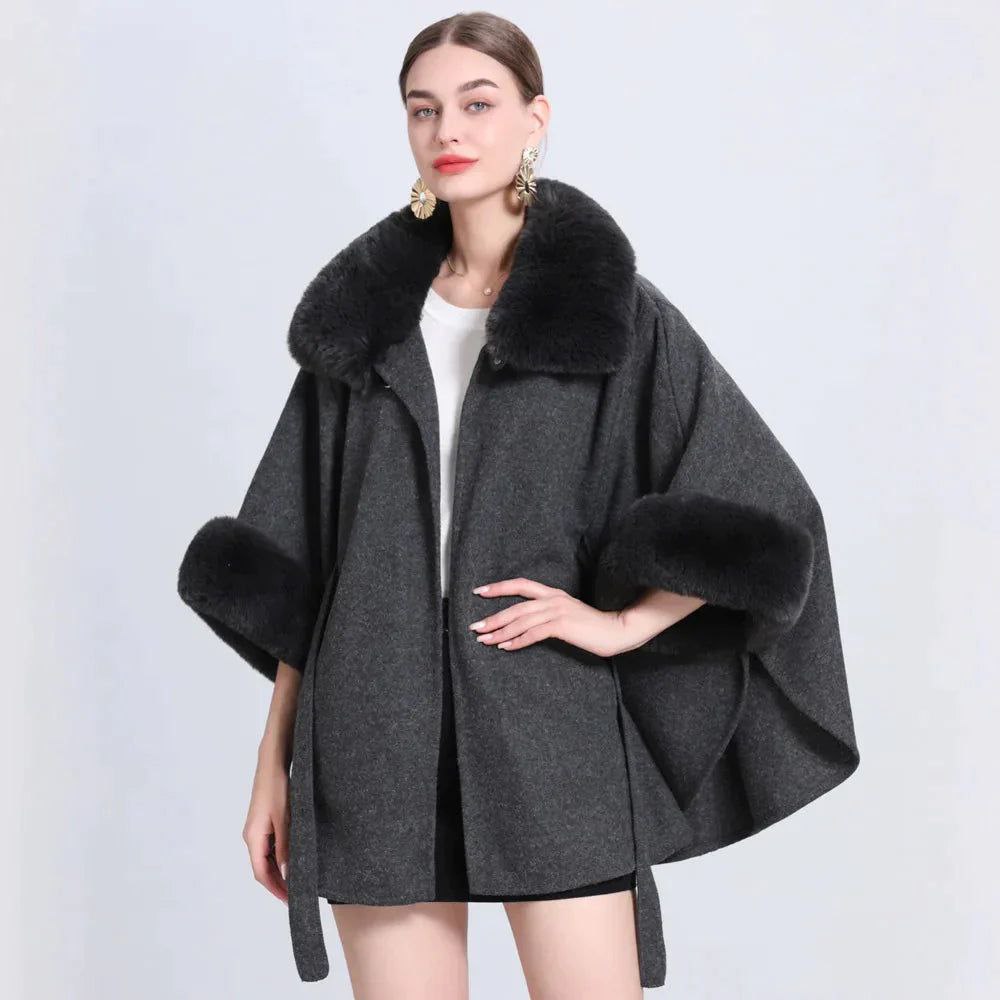 Poncho "Chaleur Chic"