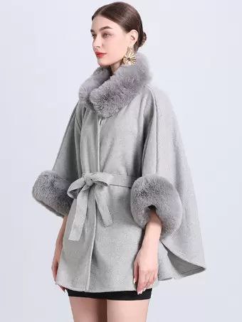 Poncho "Chaleur Chic"