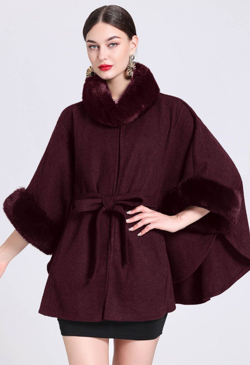 Poncho "Chaleur Chic"