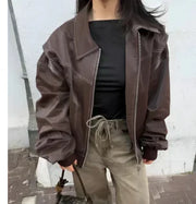 Ruby | Manteau oversize contrasté pour femmes